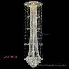 Elegante Regentropfen Kristall Hängelampe Super Long Crystal Chandelier - LT-92046